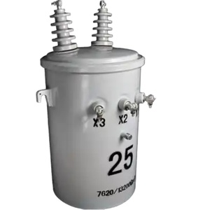 Transformateur monophasé monté sur poteau, type huile, 6 kV 11 kV, abaisseur de tension, distribution d'énergie, direct usine - Product Image 5