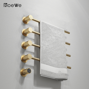 <span class=keywords><strong>Radiateur</strong></span> Chauffe-Serviettes Électrique Mural Dissimulé en Acier Inoxydable 304 pour Hôtels, Tube Rond, Barre Chauffante Noire - Product Image 1