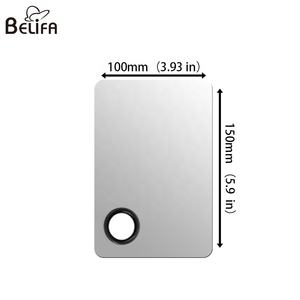 لوحة معدنية اللون الفنان الفن رسم بالألوان المائية مظلل العين (آي شادو) نحى اللوحة الفولاذ المقاوم للصدأ ماكياج خلط لوحة سكين - Product Image 3