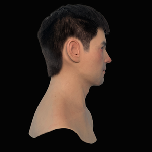 หน้ากากจำลองใบหน้าผู้ชายแบบเต็มหน้า สวมใส่สบาย นุ่มเป็นพิเศษ - Product Image 4