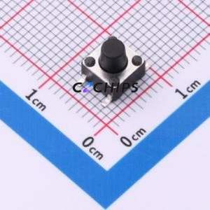 J4B0653110 Tactile Switch SMD-4P,6x6mm Switch Single Pole Single Throw Round Button 2.6N 6mm - Product Image 1