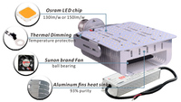 Ampoule LED E40 60W avec capteur pour entrepôt, extérieur, rue, parking, poteau, zone routière, luminaire