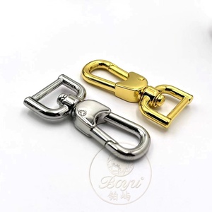 Promotion : Mousquetons pivotants pour chien, connecteurs de sangle de sac, anneaux à ressort ovales, crochets à <span class=keywords><strong>anneau</strong></span> ouvert de 16 mm de diamètre intérieur, accessoires de sac - Product Image 2