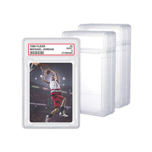 QY Acrylic Ultrasonic Type Grading <b>Playing</b> <b>Cards</b> Clear <b>Card</b> for Collectibles Minimalist Design No Closure - Product Image 2