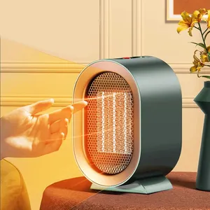 Fan Heater Electric Room Heater with Remote High Quality Portable Electric Ceramic Household Heating Desktop 500W Color Box OEM