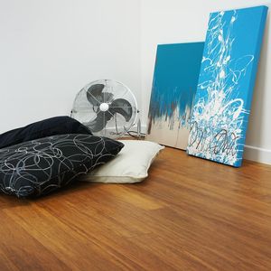 Plancher en bambou tissé carbonisé de haute qualité, épaisseur 14 mm, facile à installer, imperméable et durable. - Product Image 4