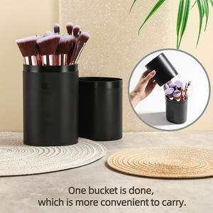 Fournisseur de pinceaux de maquillage FENGFLY, lot de pinceaux de maquillage de luxe personnalisés avec logo, 14 pièces, kit de pinceaux de maquillage rose doré, prix de gros - Product Image 4