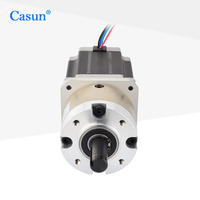Untuk Motor Stepper Hybrid Nema 23 1.8 Derajat 2 Fase Rasio 10:1 dengan Gearhead Planetary Presisi dan Reducer, 3.36V Torsi 2000mN.m