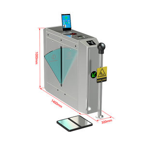 Système de contrôle d'accès électrostatique intégré Barrière pivotante Tourniquet Contrôleur de porte d'entrée Testeur ESD Fabriqué en Chine - Product Image 1