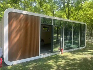Casa Prefabricada Tipo Cabaña Apple con Diseño Integrado y Carcasa de Aluminio, Puede Usarse como <span class=keywords><strong>Apartamento</strong></span> Individual o para Proyectos Turísticos - Product Image 2