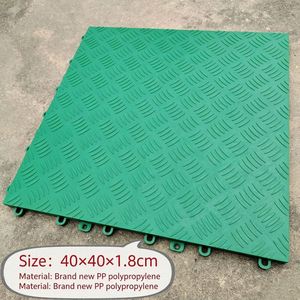 Dalles de sol en plastique emboîtables pour lave-auto commercial, tapis de grille en libre-service - Product Image 4