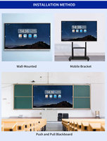 Интерактивные панели SEEWORLD AI Smart Boards 55, 65, 75, 86, 98, 110 дюймов с сенсорным экраном 4K для школьного обучения и образования