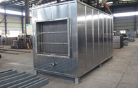 Échangeur de chaleur à plaques à ailettes en acier inoxydable SS304/316L résistant à la corrosion pour la récupération de chaleur industrielle des gaz de combustion