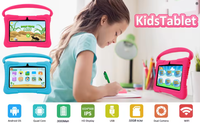 Tablette Android 7 pouces, tablette éducative avec verrouillage parental, écran HD protecteur des yeux, tablettes pour l'étude et l'apprentissage, gadgets
