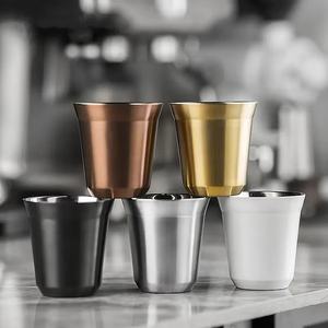 Tasses à <span class=keywords><strong>café</strong></span> <span class=keywords><strong>en</strong></span> acier inoxydable pour <span class=keywords><strong>café</strong></span>, lait, jus, petites tasses à expresso pour la maison, le club, tasse à <span class=keywords><strong>café</strong></span> de luxe pour le thé de <span class=keywords><strong>l</strong></span>'après-midi - Product Image 5
