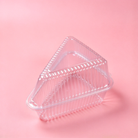 Boîtes à gâteaux triangulaires en PET, boîtes pour mille-feuilles, tiramisu, mousse, boîtes d'emballage pour tranches de gâteau