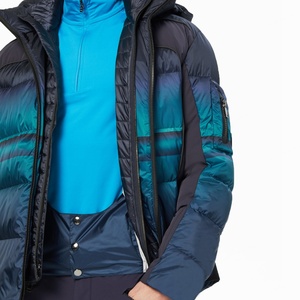 Chaquetas de Invierno Impermeables de Nailon para Hombre, Chaqueta de Esquí con Diseño Degradado de Color Montaña - Product Image 4