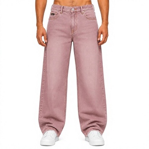 Jeans en denim pour hommes en gros, coupe slim, jambe droite, décontractés, en coton stretch de qualité supérieure, avec logo personnalisé et marque privée - Product Image 1