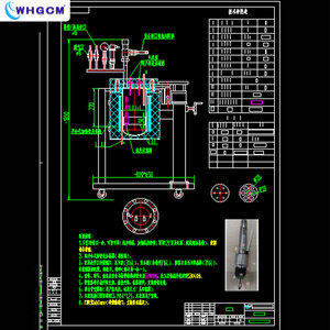 WHGCM - Reactor de Laboratorio de Hidrogenación de Alta Temperatura de Acero Inoxidable de 5L, con Motor de Calentamiento, Control PID, Certificado ASME, Capacidad de 5L - Product Image 2