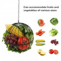 Jouet de nichoir suspendu en fil métallique pour poules, pour la recherche de nourriture et les friandises aux légumes, en forme de boule de légumes, de fabrication OEM