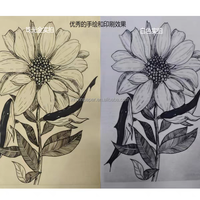 Papier calque transparent doré nacré A4 120 g/m² pour dessin technique, écriture, utilisation en cadre photo, 50 feuilles/paquet
