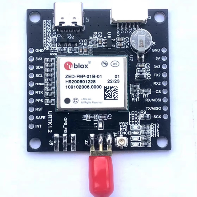 For ZED-F9P 01B/02B/04B Brand-new High-precision Centimeter-level RTK GNSS Module From China for Positioning/navigation/timing