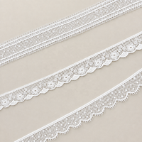 Dentelle fine à motif floral ajouré, personnalisable avec logo, pour robes Lolita et décoration de vêtements