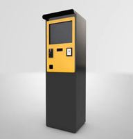 Kiosque de paiement pour stationnement intérieur/extérieur Machine de paiement intelligente en libre-service avec lecteur de cartes Scanner de code QR RFID pour parking