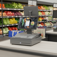 Sistema POS Todo en Uno Android, Caja Registradora, Kiosco de Pago, Terminal POS, NFC, Caisse Enregistreuse, Caja Registradora