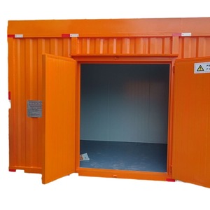 Armario de Almacenamiento a Prueba de Explosiones, de Acero, Color Naranja, con Cerradura, para Seguridad de Pirotecnia y Uso en Almacenes - Product Image 1