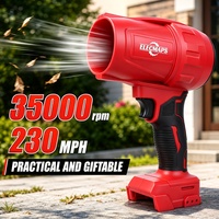 Souffleur de feuilles portable à main, puissance jet 700W, batterie Li-ion 20V, séchage rapide des surfaces de voiture 35000 tr/min