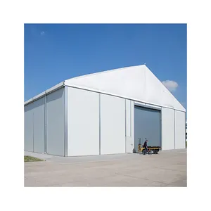 Paduan aluminium PVC luar ruangan kualitas tinggi besar tenda bingkai produsen Tiongkok tenda gudang industri besar untuk acara