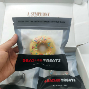 Cấp Thực Phẩm Bao Bì Bao Bì Túi Nhiệt Niêm Phong Dây Kéo Túi <span class=keywords><strong>New</strong></span> <span class=keywords><strong>York</strong></span> Phong Cách Cookie Túi Nhựa Cho Cửa Hàng Bánh - Product Image 1