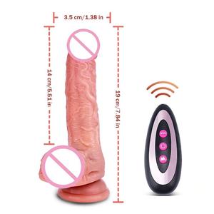 Wireless Remote Control APP Lock Men <b>Vibrating</b> Waterproof Realistic Penis Sleeve Lengthened Thickened Adult Use Sex Toy Female - Product Image 1