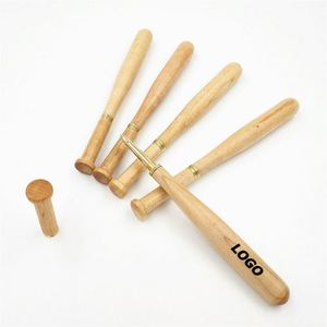 Bolígrafo de Madera Personalizado con Tinta Negra de 1.0 mm - Regalo Deportivo Promocional para Marca Corporativa - Product Image 1