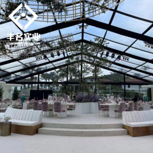 10x12m 10x15M precio de fábrica aluminio 100 <span class=keywords><strong>200</strong></span> 300 500 personas lujo al aire libre claro gran marquesina boda carpa fiesta evento - Product Image 5