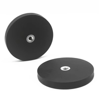 Base magnétique D66/D88mm 1/4 plate et 1/4 à vis, revêtement en caoutchouc, aimants en néodyme, ventouse, support de montage pour caméra