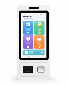 Kiosco de pago con pantalla táctil Android de 21.5 pulgadas con cámara de reconocimiento facial y escáner QR, pantalla LCD de pie para interiores. - Product Image 1