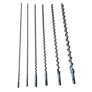 length 460 mm diameter 3 4 5 6 8 10 13 custom stainless steel small mini long auger screw solid machining service oem augers