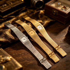 Orologio <span class=keywords><strong>da</strong></span> Polso <span class=keywords><strong>Vintage</strong></span> Quadrato Dorato con Cinturino in Acciaio Inossidabile, Movimento al Quarzo, Elegante Orologio di Lusso Tutto in Uno per <span class=keywords><strong>Donna</strong></span> - Product Image 3