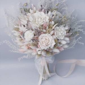 Vente en gros de bouquets de roses éternelles écologiques, <span class=keywords><strong>fleurs</strong></span> séchées et conservées pour Noël, la Saint-Valentin, la remise des diplômes, Halloween - Product Image 3