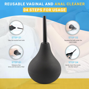 225ml Lavadora a presión Anal Ducha Limpiador Ano Vagina Bomba Enchufe Juguetes sexuales - Product Image 3