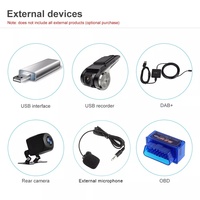 Car Gps Android 13 pour 2016-2019 Kia Picanto Morning 32GB Car Stereo Radio CAM