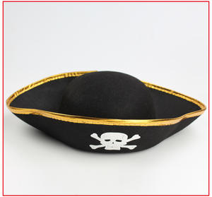 Pirates chapeau Cosplay Costume accessoires chapeaux de fête adultes enfants Halloween carnaval décontracté caractère Style feutre matériel scènes de <span class=keywords><strong>jeu</strong></span> - Product Image 4