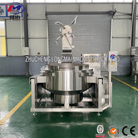 Mélangeur de cuisson à marmite planétaire de grande capacité 500l Mélangeur de cuisson industriel pour bonbons Mélangeur de cuisson à viscosité automatique