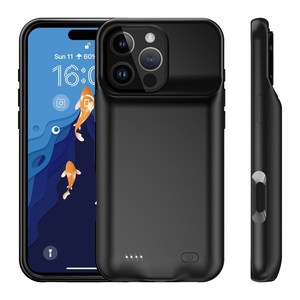 B19S pour iPhone 16 Pro Max Étui de chargeur portable <span class=keywords><strong>7000mAh</strong></span> <span class=keywords><strong>Batterie</strong></span> <span class=keywords><strong>externe</strong></span> pour téléphone - Product Image 5