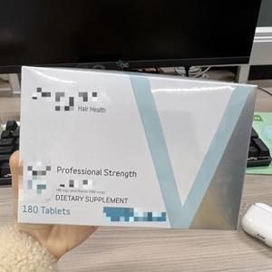 Comprimés professionnels pour la santé des cheveux, fabriqués en usine, biotine et calcium, favorisent la croissance des cheveux, complément pour des cheveux plus épais, 180 comprimés - Product Image 1