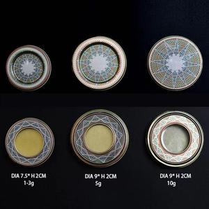 Rts 7.5*2Cm Tùy Chỉnh Sang Trọng Kim Loại Nghệ Tây <span class=keywords><strong>Tinplate</strong></span> Hộp Sắt Hộp Cho Trẻ Em Thực Phẩm Kẹo OEM Vòng Canister Với Cửa Sổ Mở - Product Image 4