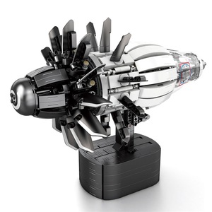 Reobrix 33018 Robot Theme 52-Piece Plastic <b>Building</b> <b>Block</b> Model Desktop Toy - Product Image 1