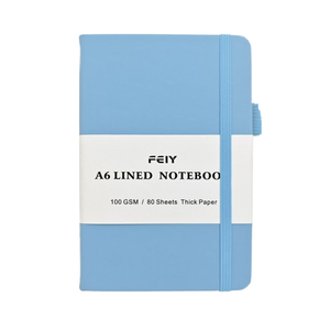 Chất lượng cao tùy chỉnh da A6 bìa cứng máy tính xách tay với may ràng buộc biểu tượng tùy chỉnh chủ bút Tạp Chí - Product Image 4